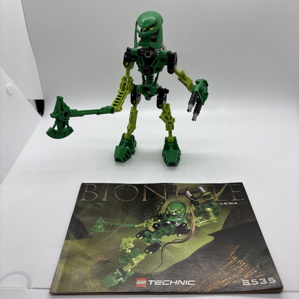 LEGO Bionicle Toa Mata : Lewa 8535 w/ Instructions ( No Canister)